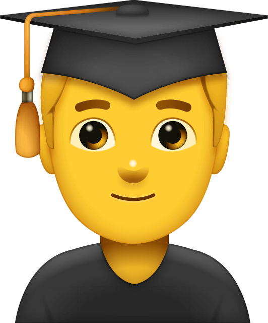 Graduated-Man-Emoji